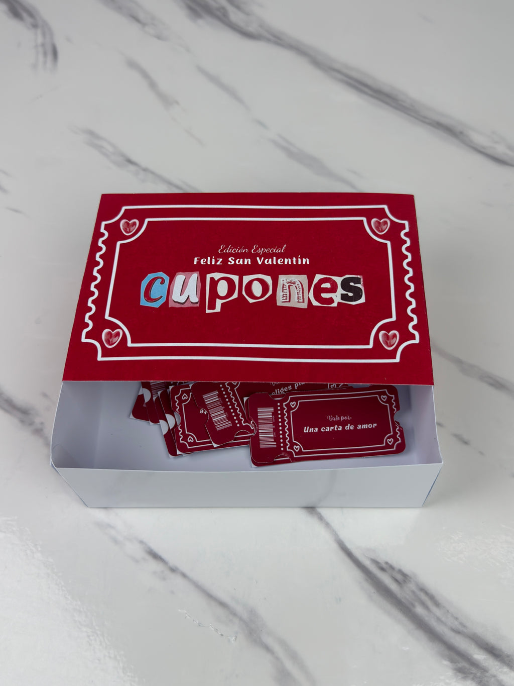 Caja de cupones - Plantilla Canva